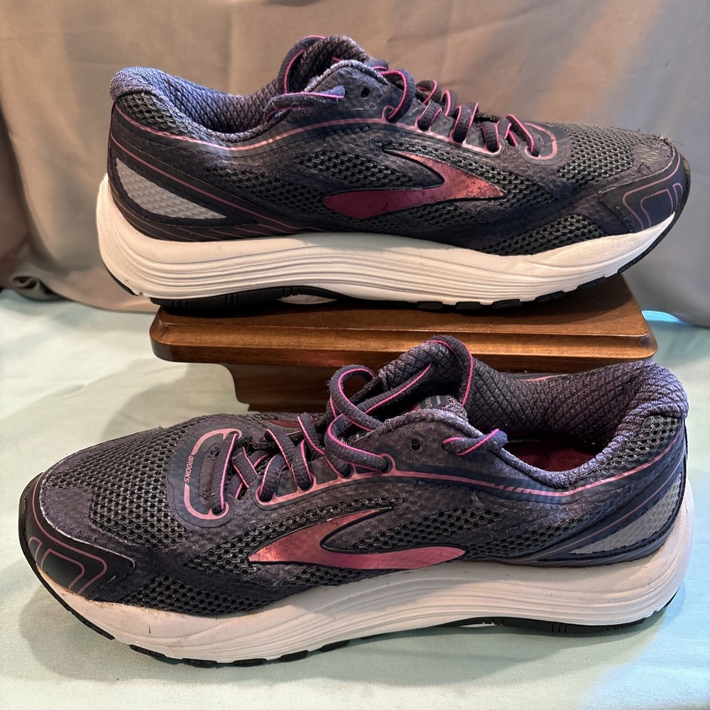 Brooks Shoes Womens 7.5 Dyad 9 Running Cross Training Sneakers Blue Mesh Lace Up